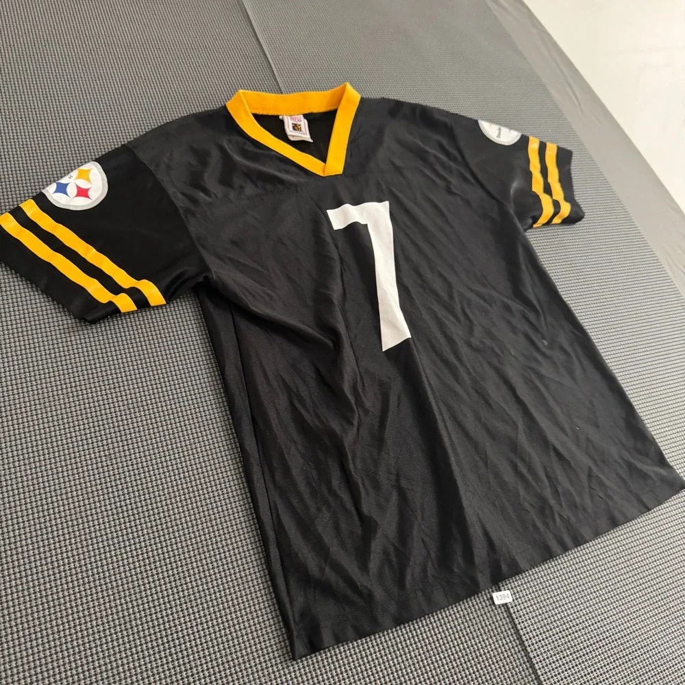 NFL Pittsburgh Steelers Ben Roethlisberger 7 Jersey Youth XL 18-20 Black Yellow
